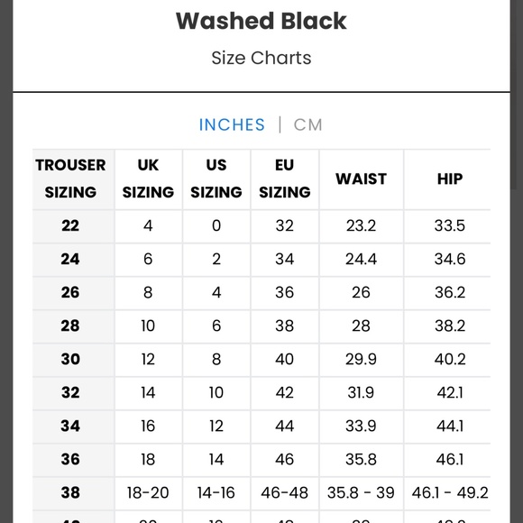 Lucy & Yak Delores Jean, Wide Leg, High Waist, Black Denim, US 14 - Picture 6 of 6